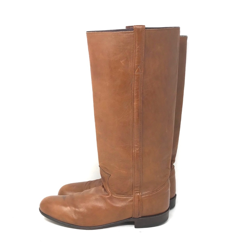 Vintage Cognac Justin Boots